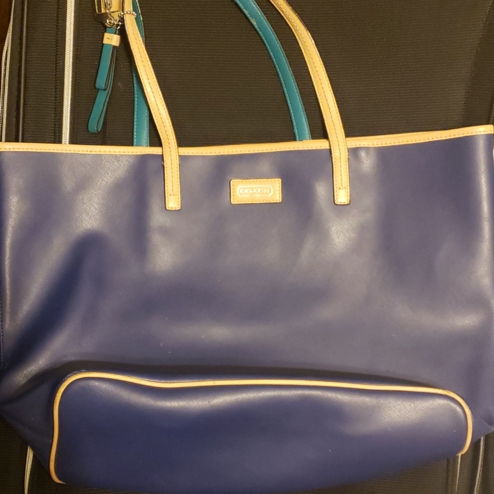 Coach park metro leather tote